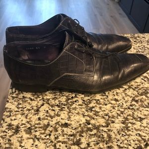 Santoni men’s croc shoes